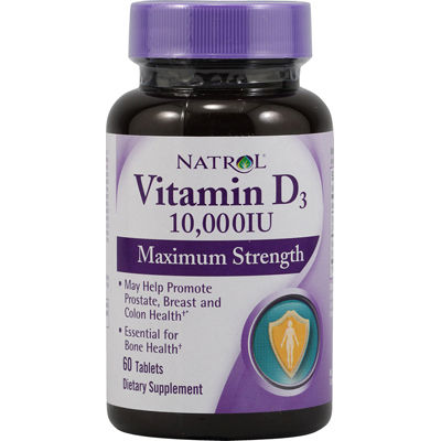 Vitamin D3 - 10000 Iu - 60 Tablets