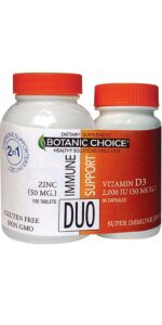 Botanic Choice Super Immune Duo - 190 Count