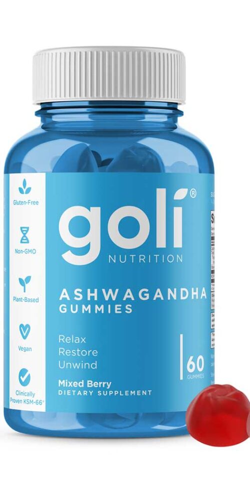 Goli Nutrition Ashwagandha Gummies - 60 Gummies