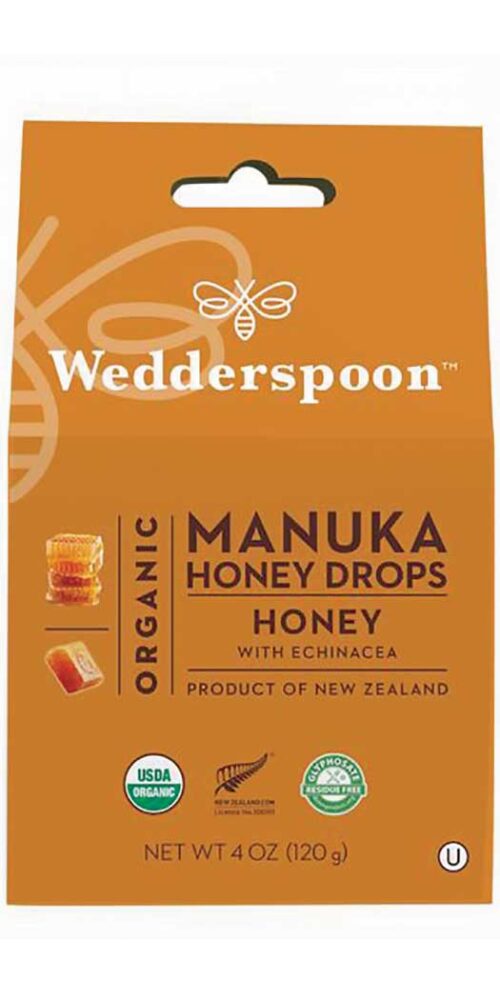 Wedderspoon Organic Manuka Honey DropsHoney - 20 Drops