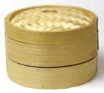 2 Tier Bamboo Steamer With Lid