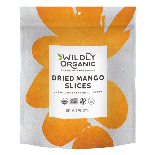 235183 8 oz Dehydrated Mango Slices Dried Fruit