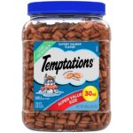 798661 30 oz Temptations Classic Treats for Cats Savory, Salmon Flavor