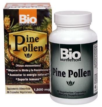 Bio Nutrition 515381 Pine Pollen - 90 Vegetarian Capsules