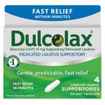 Dulcolax Laxative Suppositories - 4.0 ea