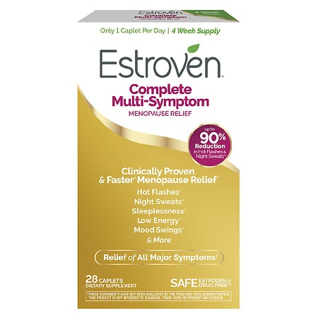 Estroven Menopause Relief, Complete Care, Caplets - 28.0 ea