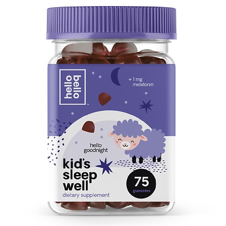 Hello Bello Kid's Sleep Gummy Natural blackberry and raspberry flavors - 75.0 ea
