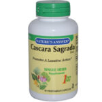 Nature'S Answer Cascara Sagrada Bark - 90 Vegetarian Capsules