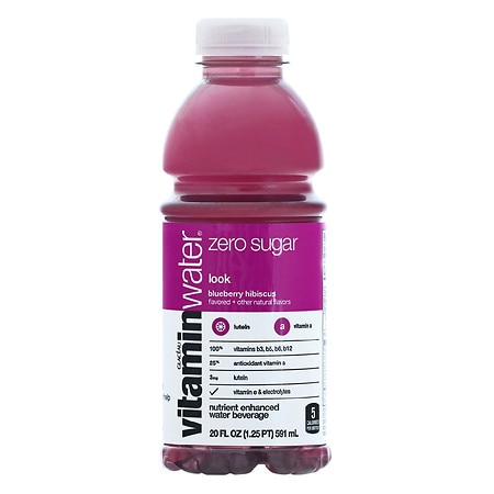 Vitaminwater Blueberry Hibiscus Water Beverage - 20.0 fl oz