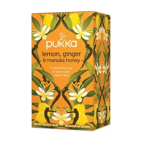 Lemon Ginger Manuka Honey 0.71 Oz by Pukka Herbal Teas