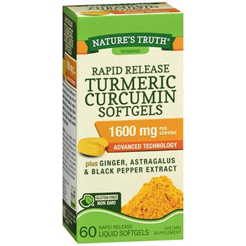 Nature's Truth Rapid Release Turmeric Curcumin 60 Tabs by Nature's Truth