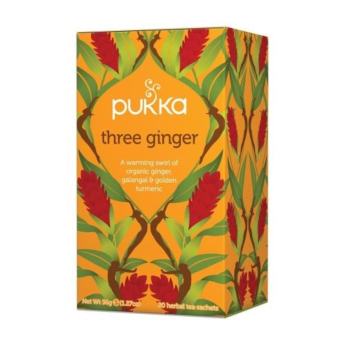 Three Ginger 0.71 Oz by Pukka Herbal Teas