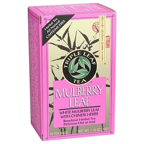 White Mulberry Leaf Tea 20 Bags by Triple Leaf Tea