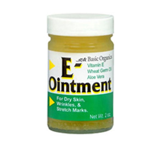 Basic Organics Vitamin E Natural Ointment 2 oz by Basic Organics