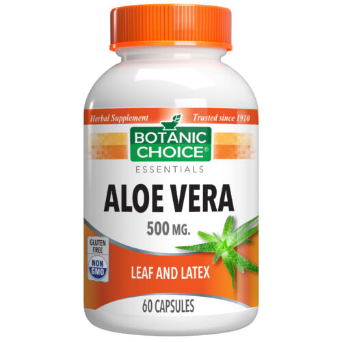 Botanic Choice Aloe Vera 500 mg - 60 Capsules