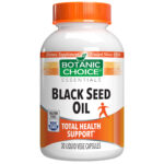 Botanic Choice Black Seed Oil - Essential Fatty Acids Support Supplement - 30 Vegetarian Capsules