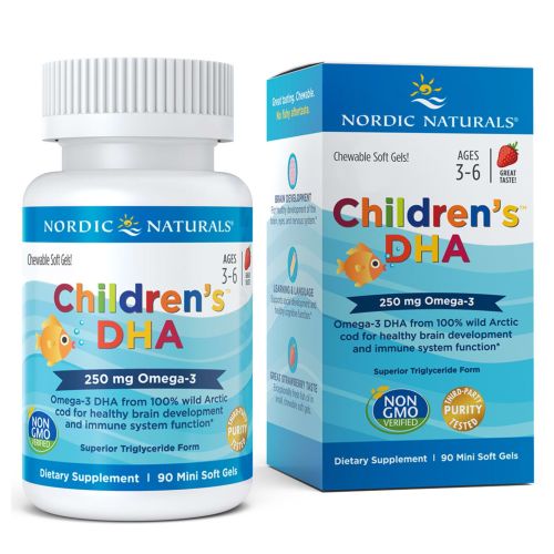 Children's DHA Strawberry 90 softgels by Nordic Naturals