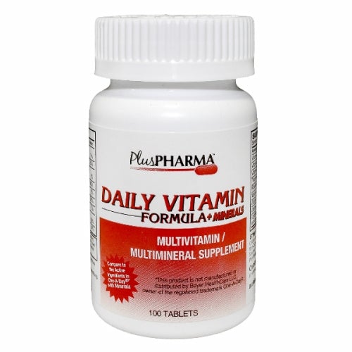Daily Vitamin Formula+Mineral 100 Tabs by Plus Pharma