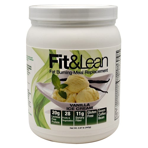 Fit & Lean Fat Burning Meal Replacement Vanilla 1 lbs by Maximum Human Performance