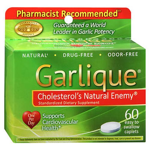Garlique Standardized Dietary Supplement Caplets 60 Caplets by Garlique