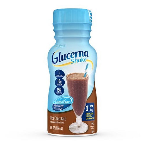 Glucerna Shake Oral Supplement Rich Chocolate Flavor 8 Oz by Glucerna