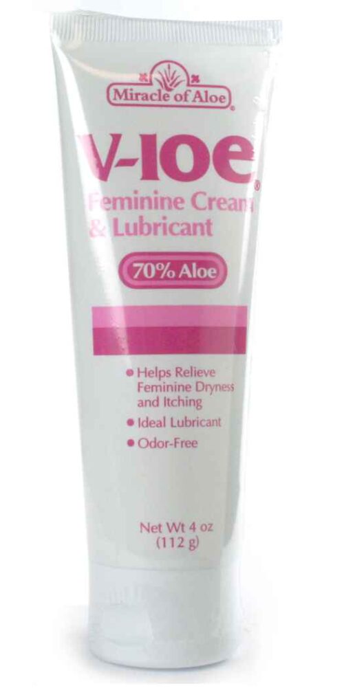 Miracle of Aloe V-loe Feminine Moisturizing Cream - 4 Oz