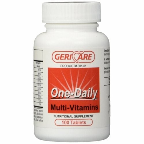 Multivitamin Supplement Geri-Care Tablet 100 per Bottle 1000 Tabs by McKesson