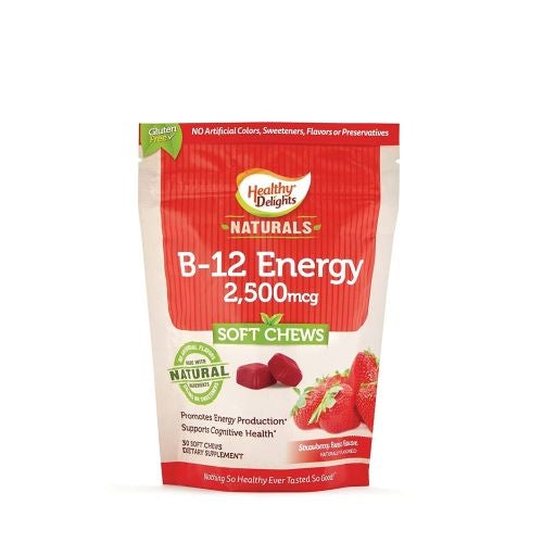Natural B-12 Energy 30 Chews by Healthy Delights
