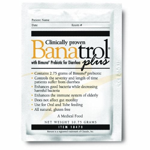 Oral Supplement Banatrol Plus Banana Flavor 5 Gram Container Individual Packet Powder 1 Each by Medtrition