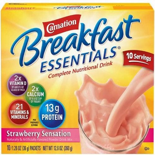 Oral Supplement Breakfast Essentials 10 Count by Nestle Healthcare Nutrition