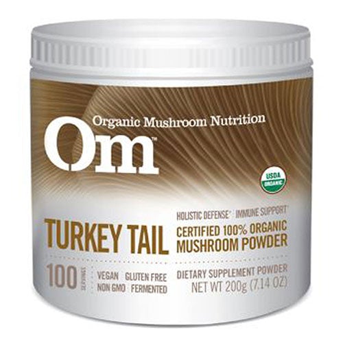 Organic Turkey Tail Mushroom Powder 7.05 Oz by Om