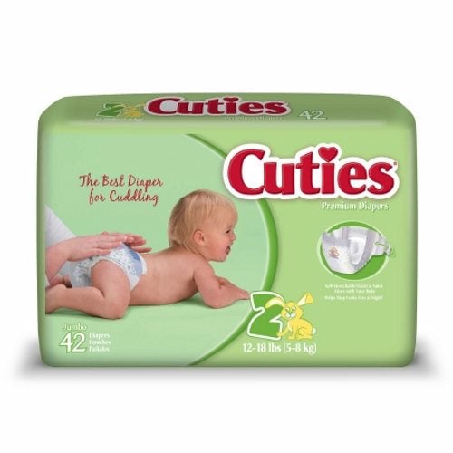 Unisex Baby Diaper Size 2, 42 Count by First Quality