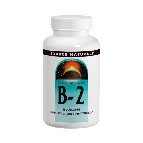 Vitamin B-2 100 Tabs by Source Naturals