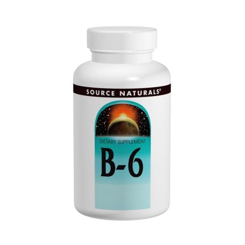 Vitamin B-6 100 Tabs by Source Naturals