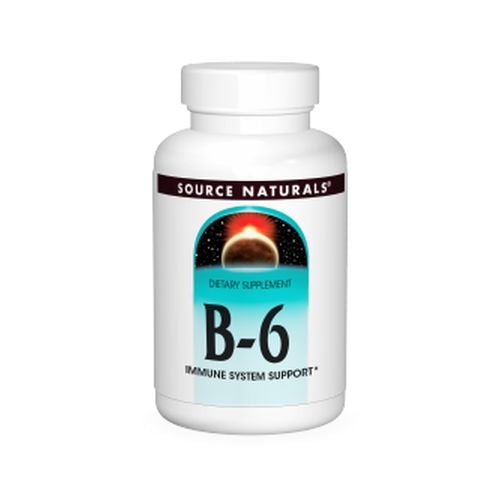 Vitamin B-6 Time Release, 100 Tabs by Source Naturals