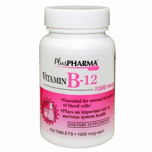 Vitamin B12 100 Tabs by Plus Pharma