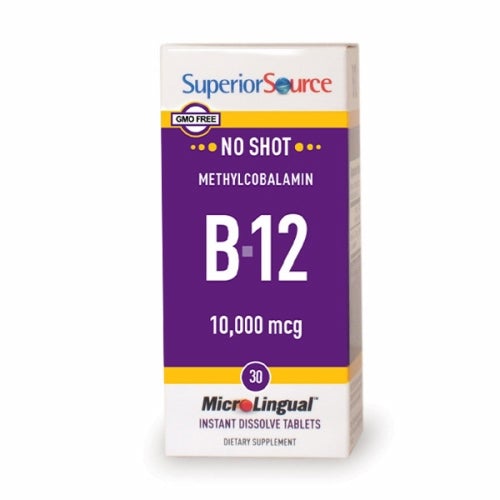 Vitamin B12 30 Tabs by Superior Source