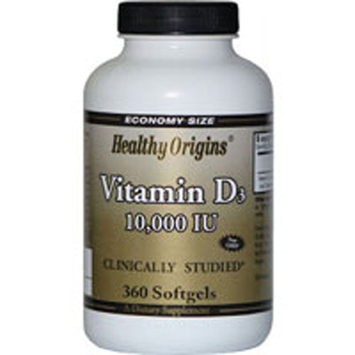 Vitamin D3 360 Softgels by Healthy Origins