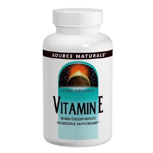 Vitamin E Natural Mixed Tocopherols 250 Softgel by Source Naturals