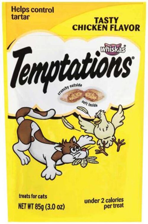 058496723064 3 oz Whiskas Temptations Tasty Chicken Cat Treats