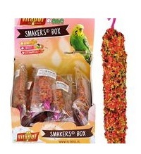 644118 Vitapol Smakers Parakeet Treat Sticks - Strawberry - Pack of 12