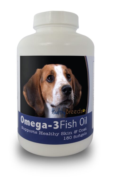 840235140924 American English Coonhound Omega-3 Fish Oil Softgels, 180 Count