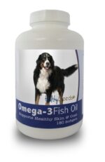 840235141068 Bernese Mountain Dog Omega-3 Fish Oil Softgels, 180 Count