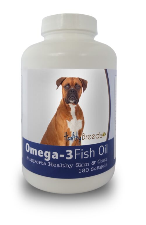 840235141112 Boxer Omega-3 Fish Oil Softgels, 180 Count