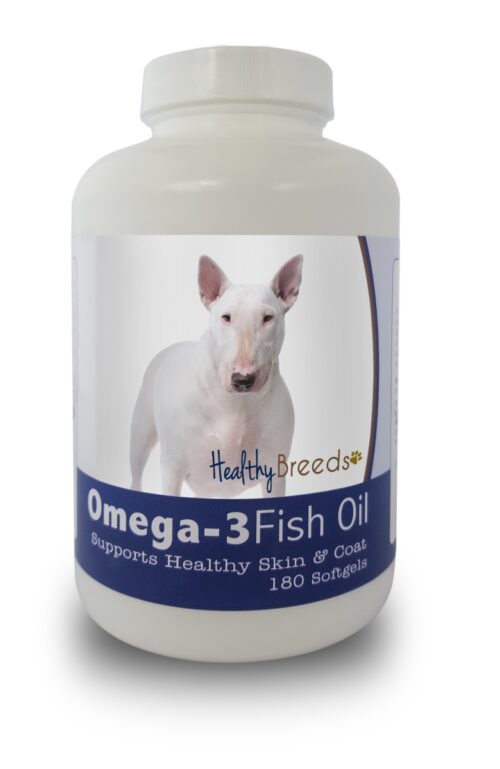 840235141167 Bull Terrier Omega-3 Fish Oil Softgels, 180 Count