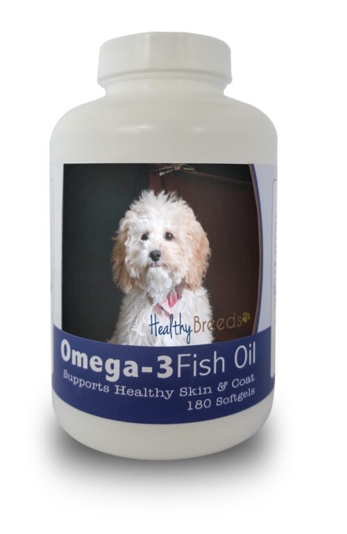 840235141242 Cockapoo Omega-3 Fish Oil Softgels, 180 Count