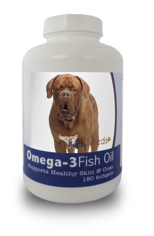 840235141341 Dogue de Bordeaux Omega-3 Fish Oil Softgels, 180 Count