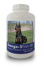 840235141358 Doberman Pinscher Omega-3 Fish Oil Softgels, 180 Count
