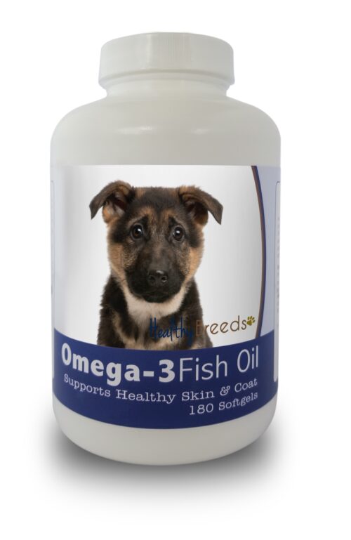 840235141501 German Shepherd Omega-3 Fish Oil Softgels, 180 Count