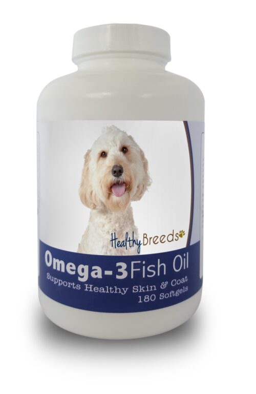 840235141631 Labradoodle Omega-3 Fish Oil Softgels, 180 Count